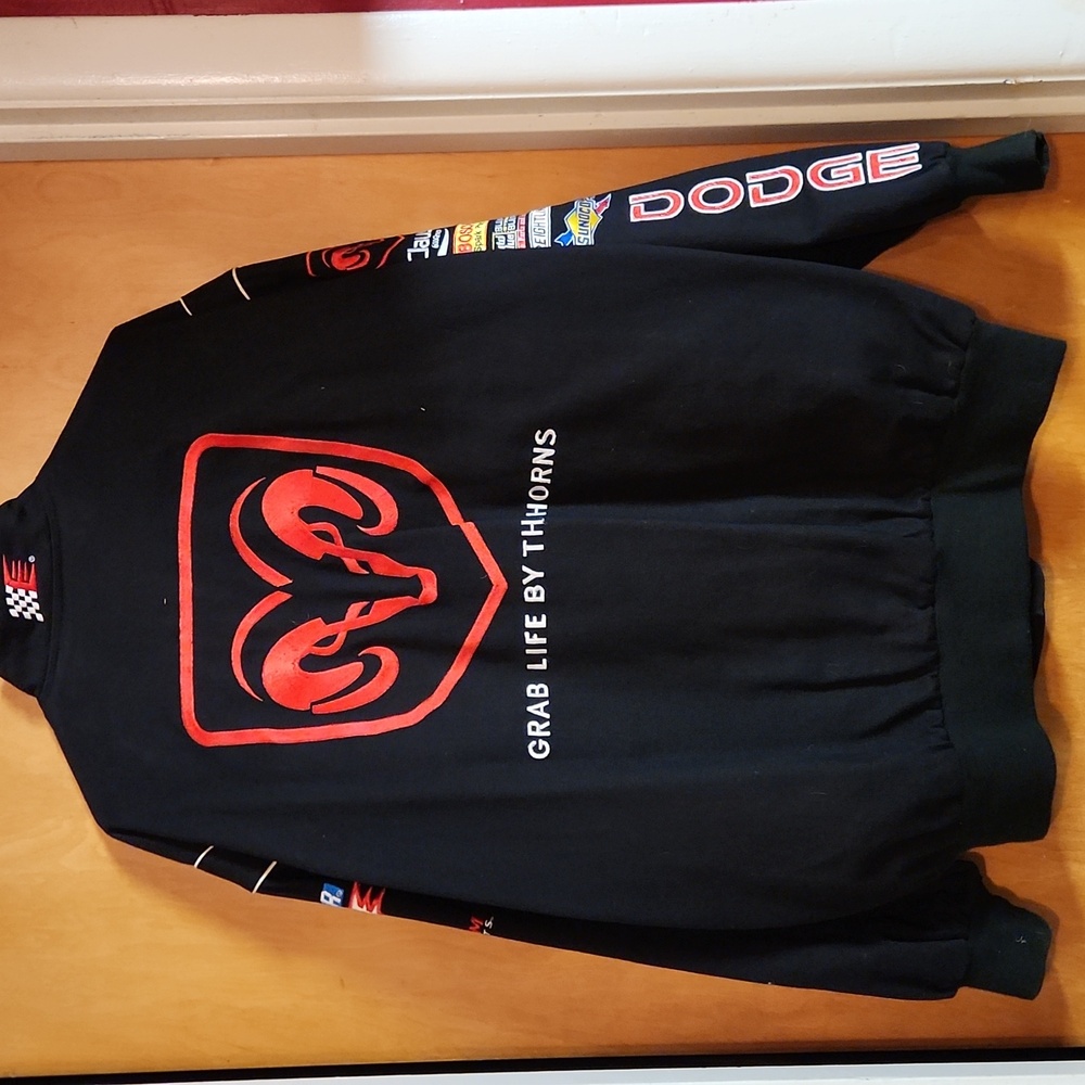 Black Racing Jacket for Men - Picture 3 of 3